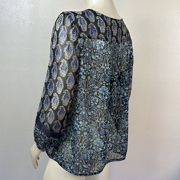 Lucky Brand Botanical Paisley Sheer Long Sleeve
Buttoned Blouse large multimedia - Picture 7 of 8